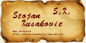 Stojan Kušaković vizit kartica